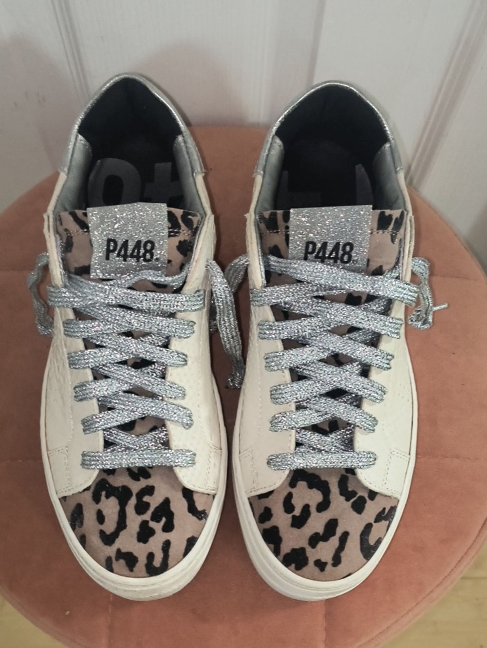 P448 Thea Python Roccia Platform Sneakers Size 39 - Picture 2 of 8